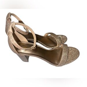 Ankis Women's Heels, Open Toe, Ankle Strap,  size 9.5.    (# 124)